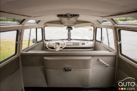 Volkswagen Microbus 1962 à l'encan, intérieur